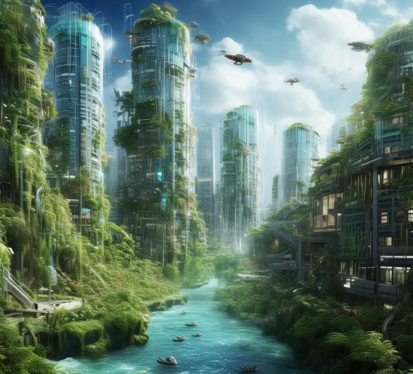 构建科技与自然共生的生态画卷