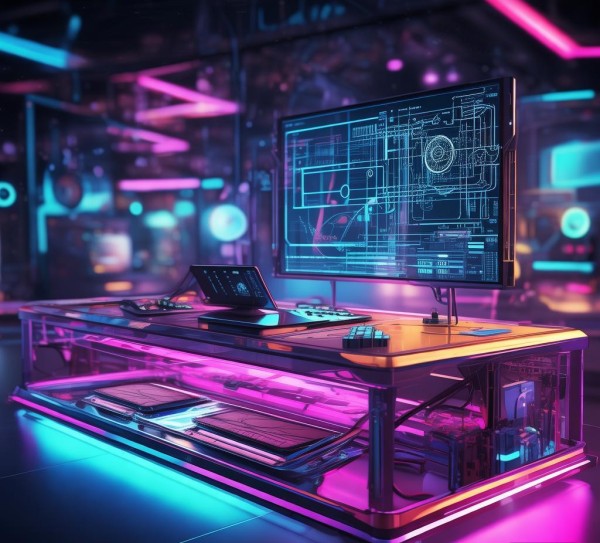 科技背景图,助力科技领域的高效创作工具
