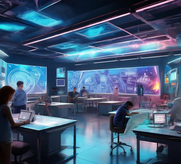 科技助力,创新未来,高中科技活动室,构建未来教育新范本